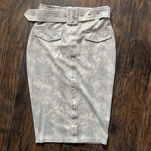 Beige skirt size small